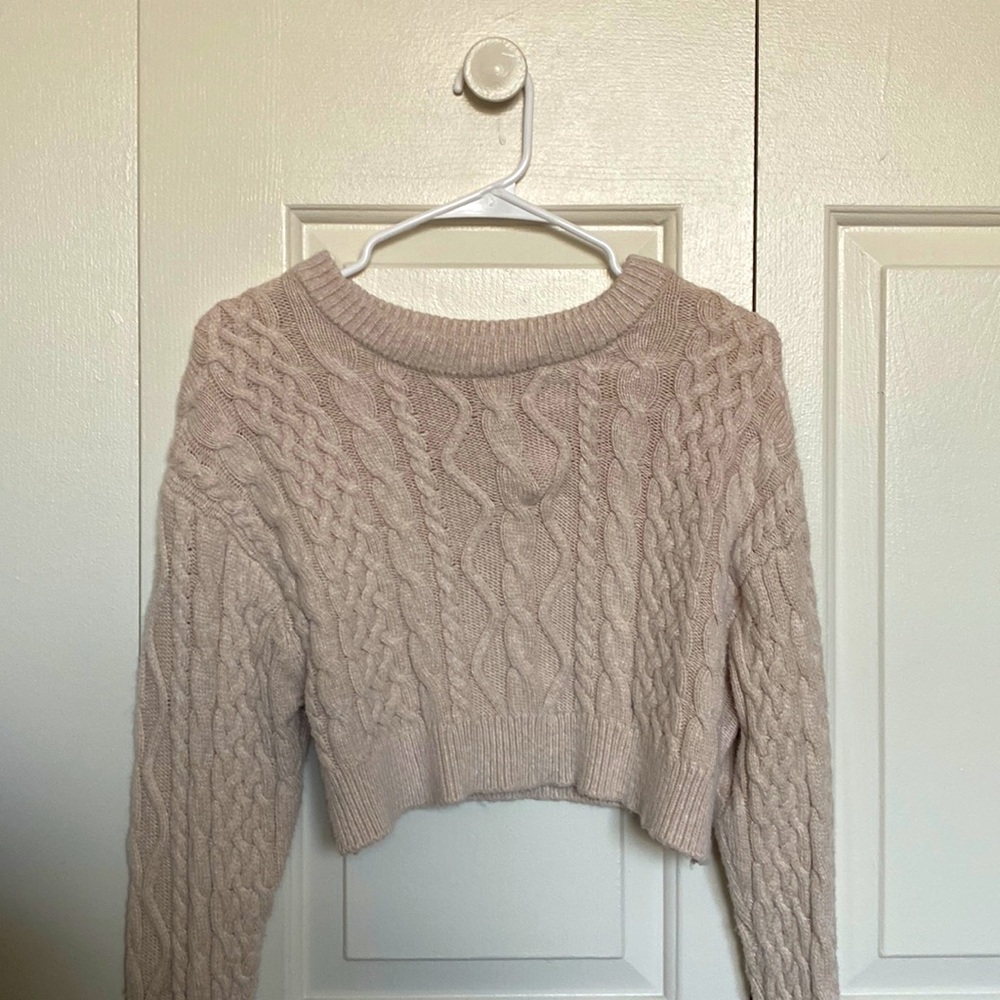 sweater crop top